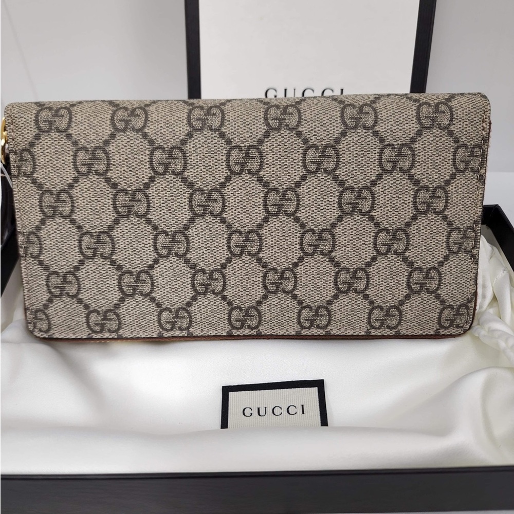 Gucci Monogram Continental Wallet